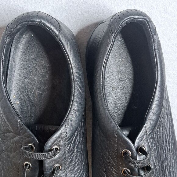Birchbury Bramfords Men 13 Black Leather Lace-Up Casual Shoes Pebbled Minimalist main image 7